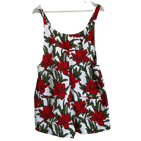 Forever 21 Rose Romper Size Large - Picture 3 of 13